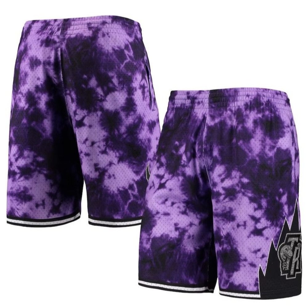 Toronto Raptors Mitchell & Ness Hardwood Classics 1998 Galaxy Swingman Shorts